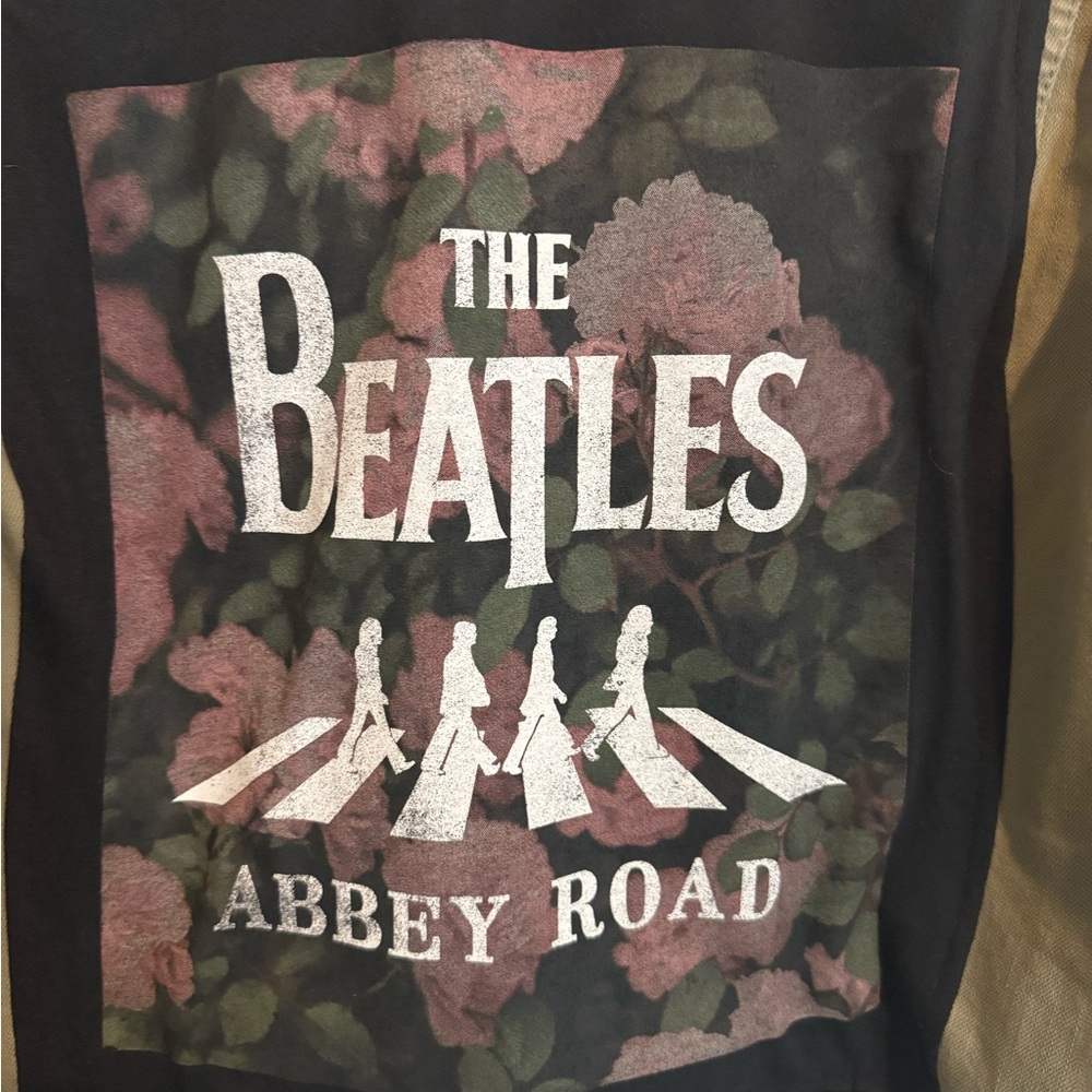 Custom Beatles Olive Green Jean Jacket - Picture 4 of 4